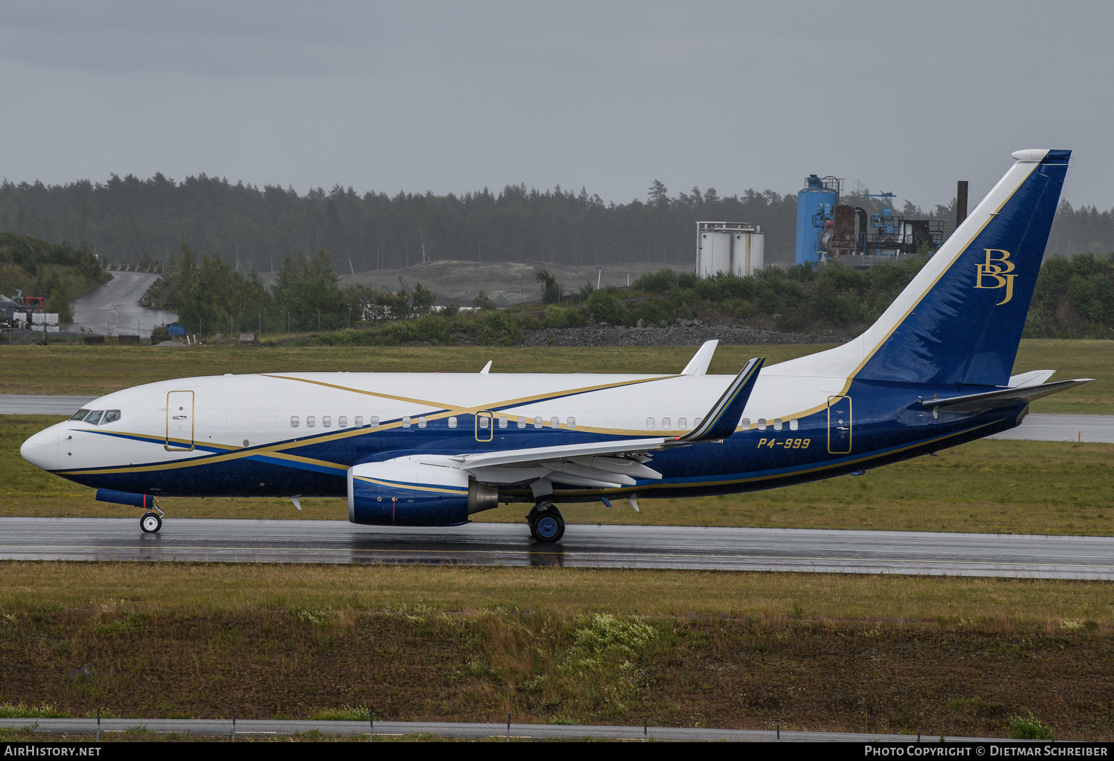 Aircraft Photo of P4-999 | Boeing 737-7BQ BBJ | AirHistory.net #709339