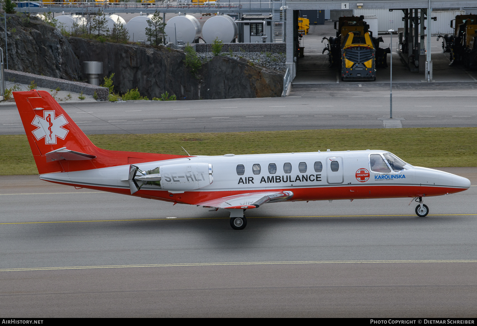 Aircraft Photo of SE-RLT | Cessna 560 Citation Ultra | Grafair | AirHistory.net #709366