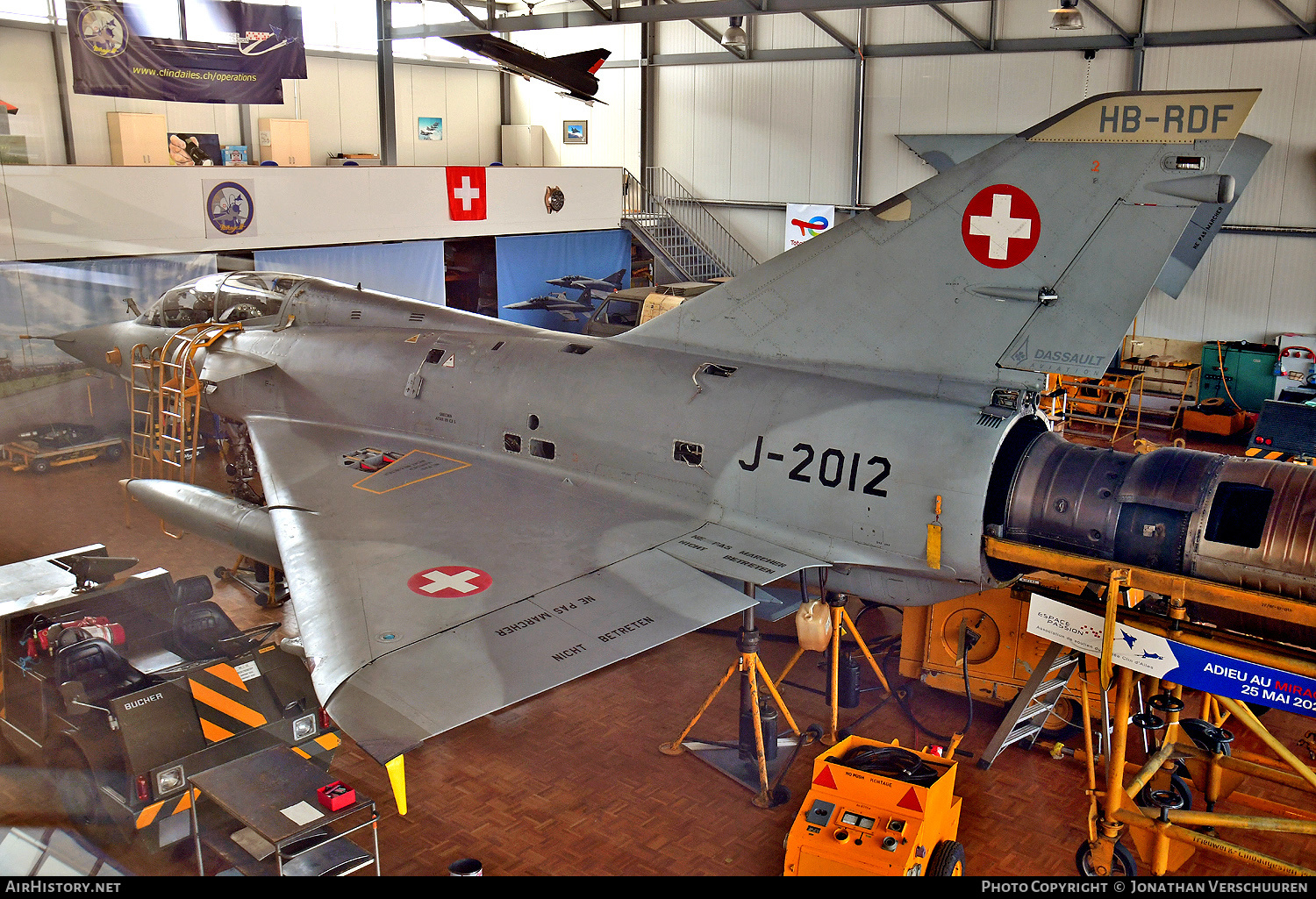 Aircraft Photo of HB-RDF / J-2012 | Dassault Mirage IIIDS | Switzerland - Air Force | AirHistory.net #709367