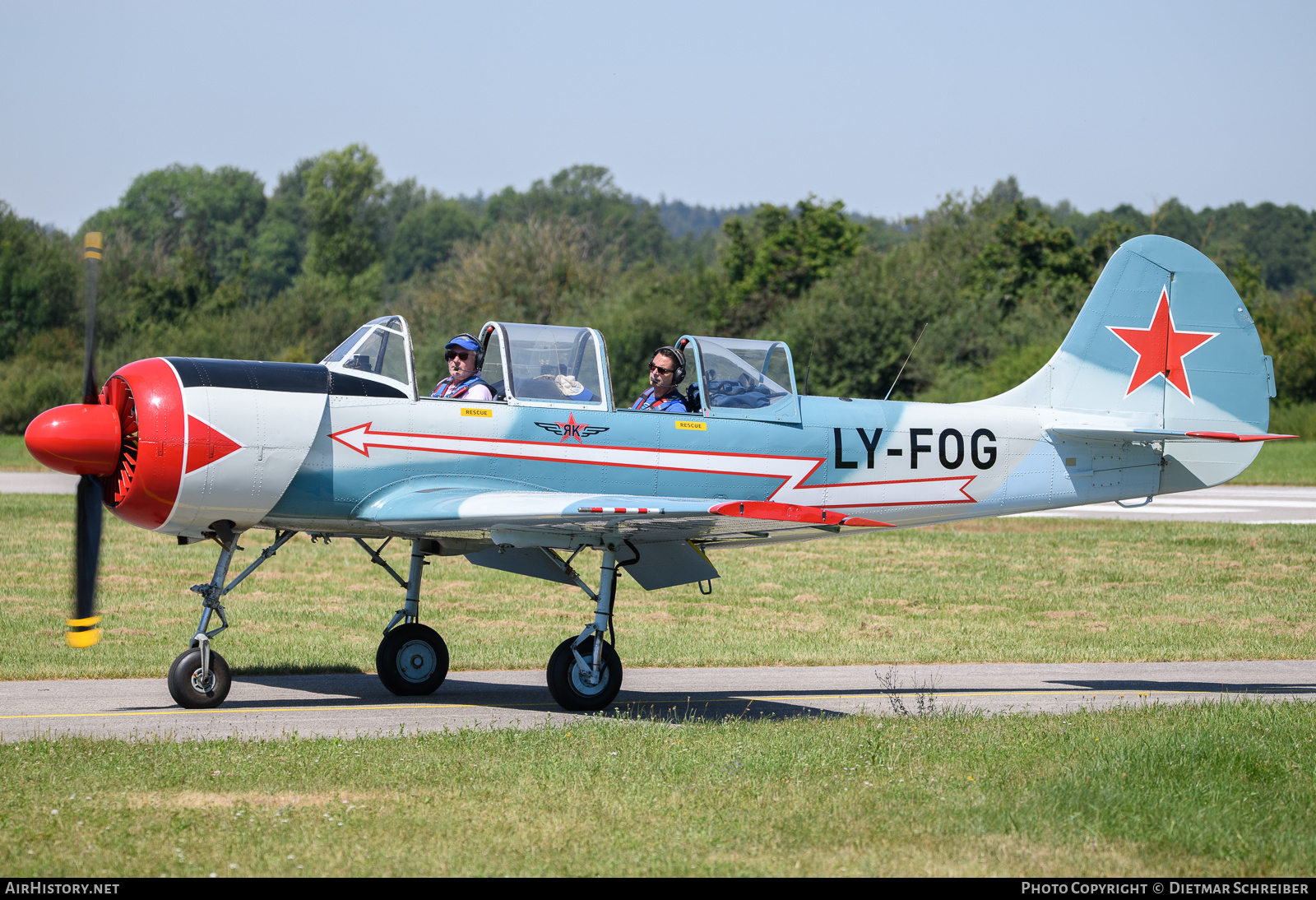Aircraft Photo of LY-FOG | Yakovlev Yak-52 | AirHistory.net #709370