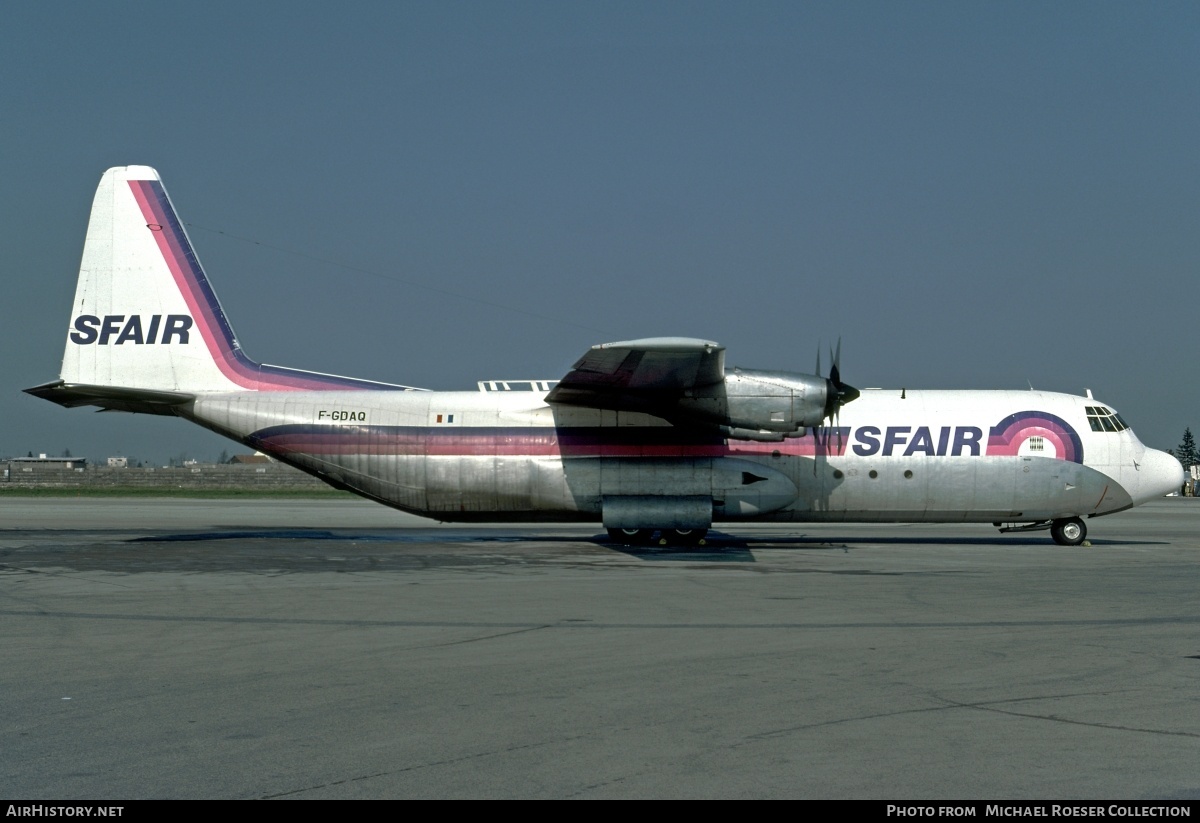 Aircraft Photo of F-GDAQ | Lockheed L-100-30 Hercules (382G) | SFAir | AirHistory.net #709400