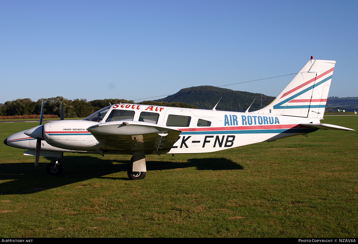 Aircraft Photo of ZK-FNB | Piper PA-34-200T Seneca II | Air Rotorua | AirHistory.net #709402