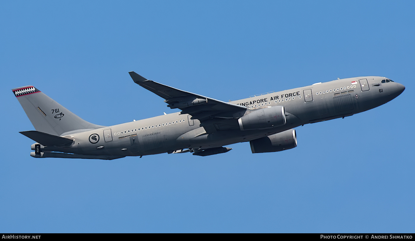 Aircraft Photo of 761 | Airbus A330-243MRTT | Singapore - Air Force | AirHistory.net #709418