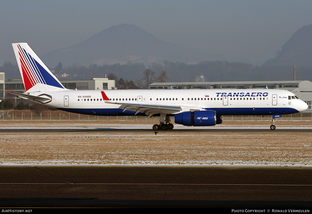 Aircraft Photo of RA-64509 | Tupolev Tu-214 | Transaero Airlines | AirHistory.net #709502