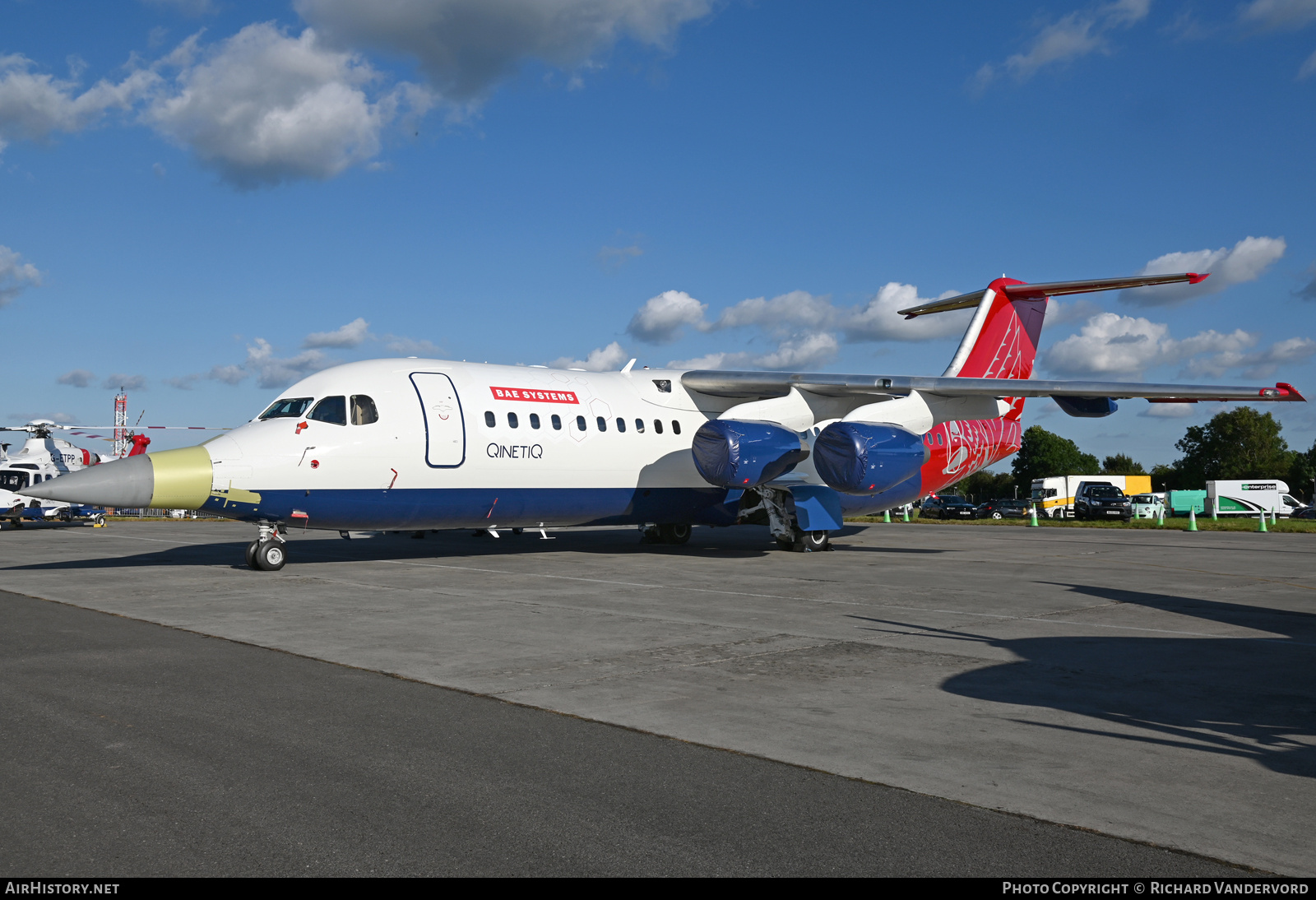Aircraft Photo of G-ETPL | BAE Systems Avro 146-RJ100 | QinetiQ | AirHistory.net #709539