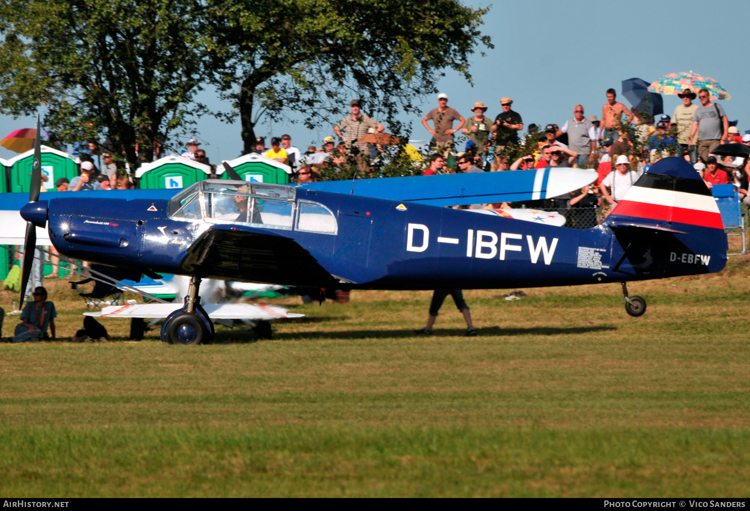 Aircraft Photo of D-EBFW / D-IBFW | Messerschmitt Bf-108 Taifun | AirHistory.net #709542