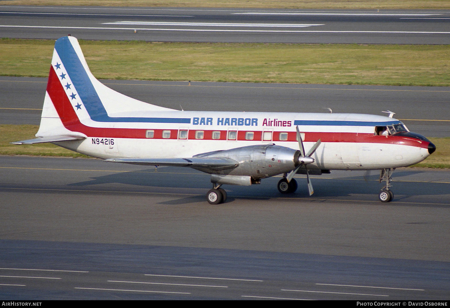 Aircraft Photo of N94216 | Convair 600 | Bar Harbor Airlines | AirHistory.net #709551