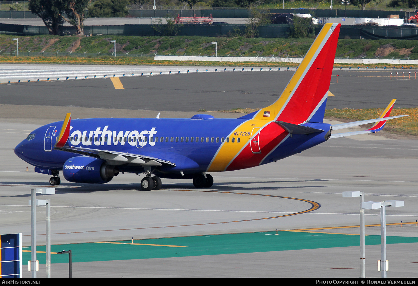 Aircraft Photo of N7722B | Boeing 737-76N | Southwest Airlines | AirHistory.net #709578