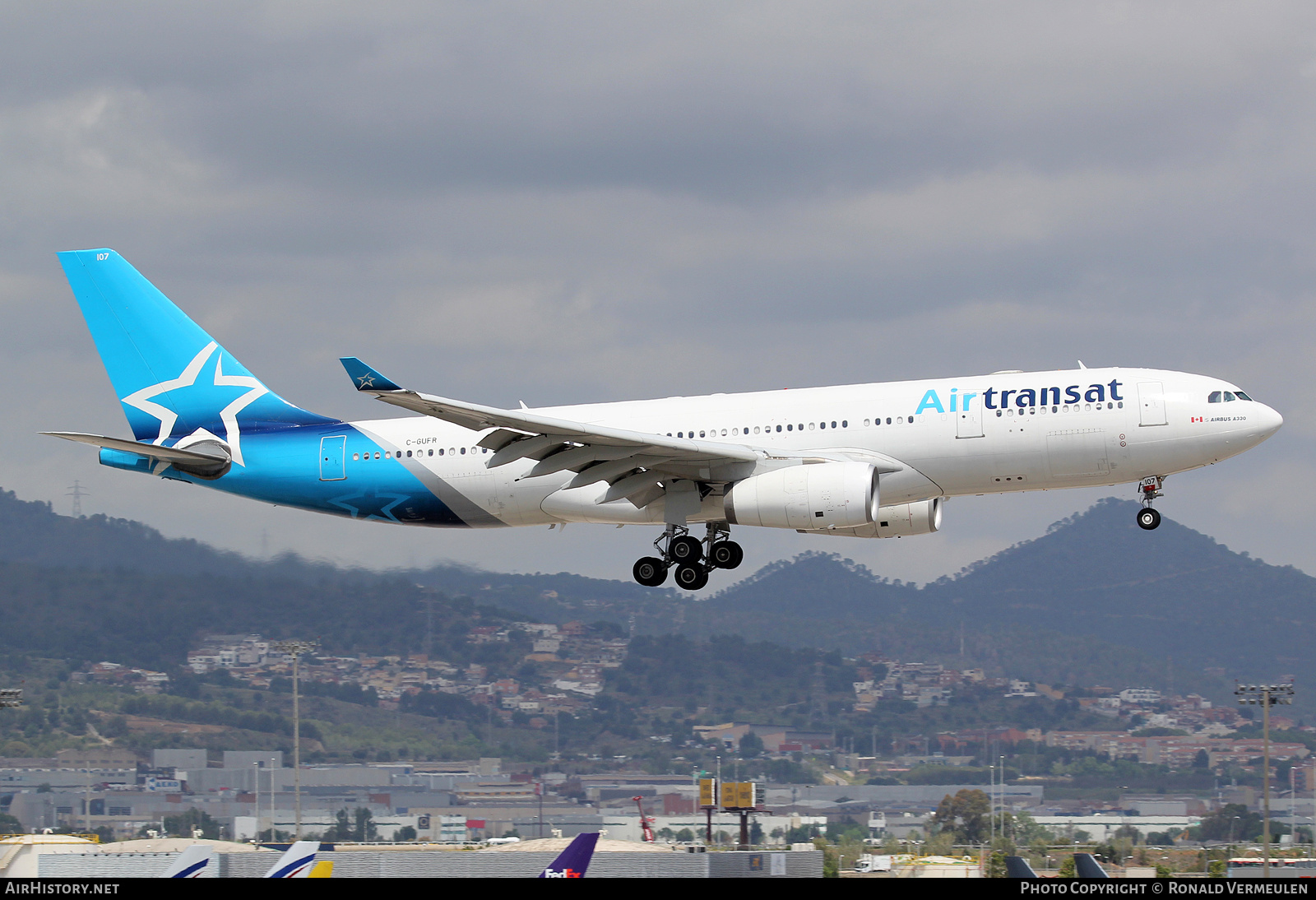 Aircraft Photo of C-GUFR | Airbus A330-243 | Air Transat | AirHistory.net #709589