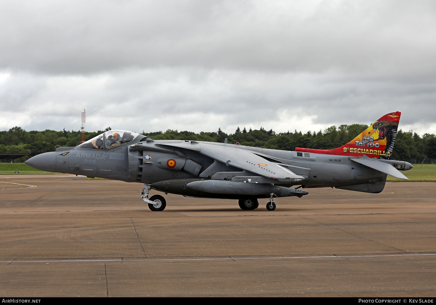 Aircraft Photo of VA.1B-38 | McDonnell Douglas EAV-8B Matador II+ | Spain - Navy | AirHistory.net #709595