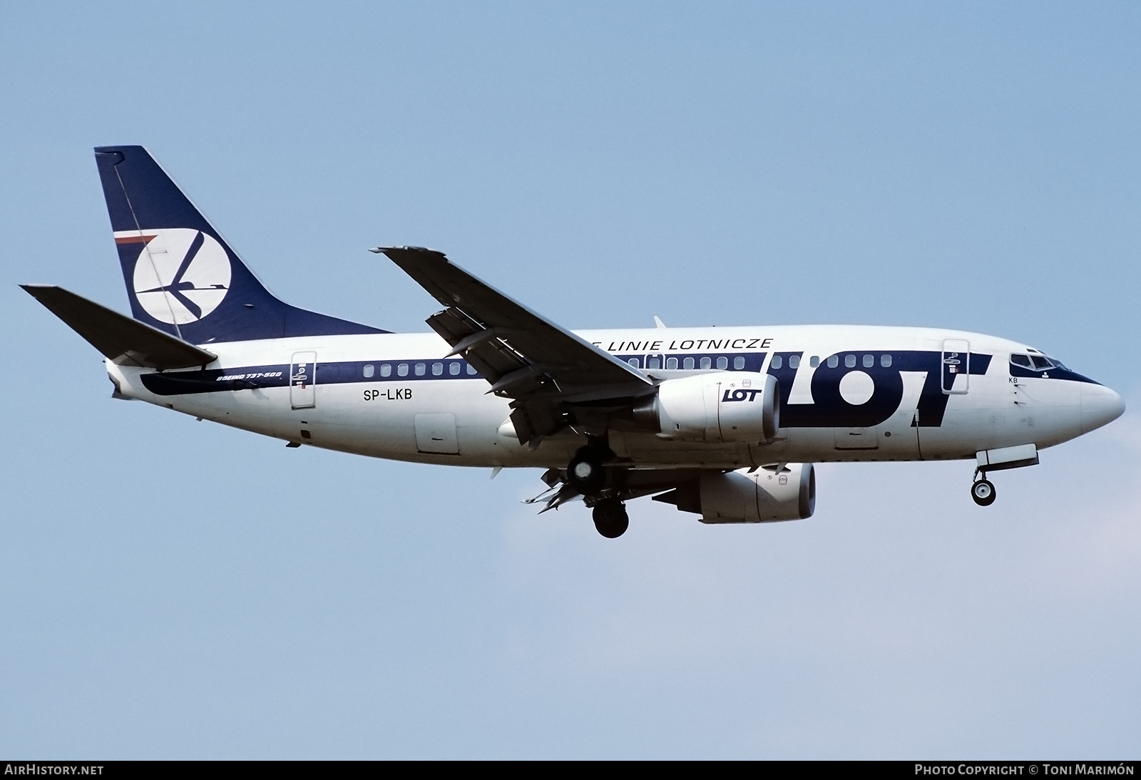 Aircraft Photo of SP-LKB | Boeing 737-55D | LOT Polish Airlines - Polskie Linie Lotnicze | AirHistory.net #709600