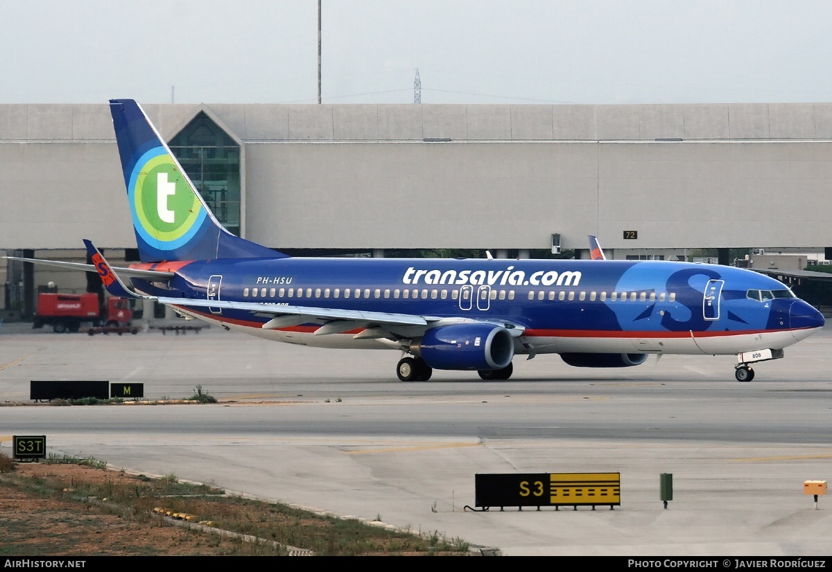 Aircraft Photo of PH-HSU | Boeing 737-8BK | Transavia | AirHistory.net #709609