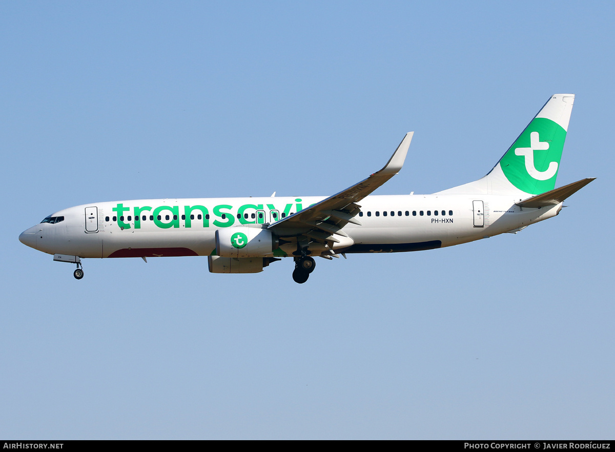 Aircraft Photo of PH-HXN | Boeing 737-800 | Transavia | AirHistory.net #709631