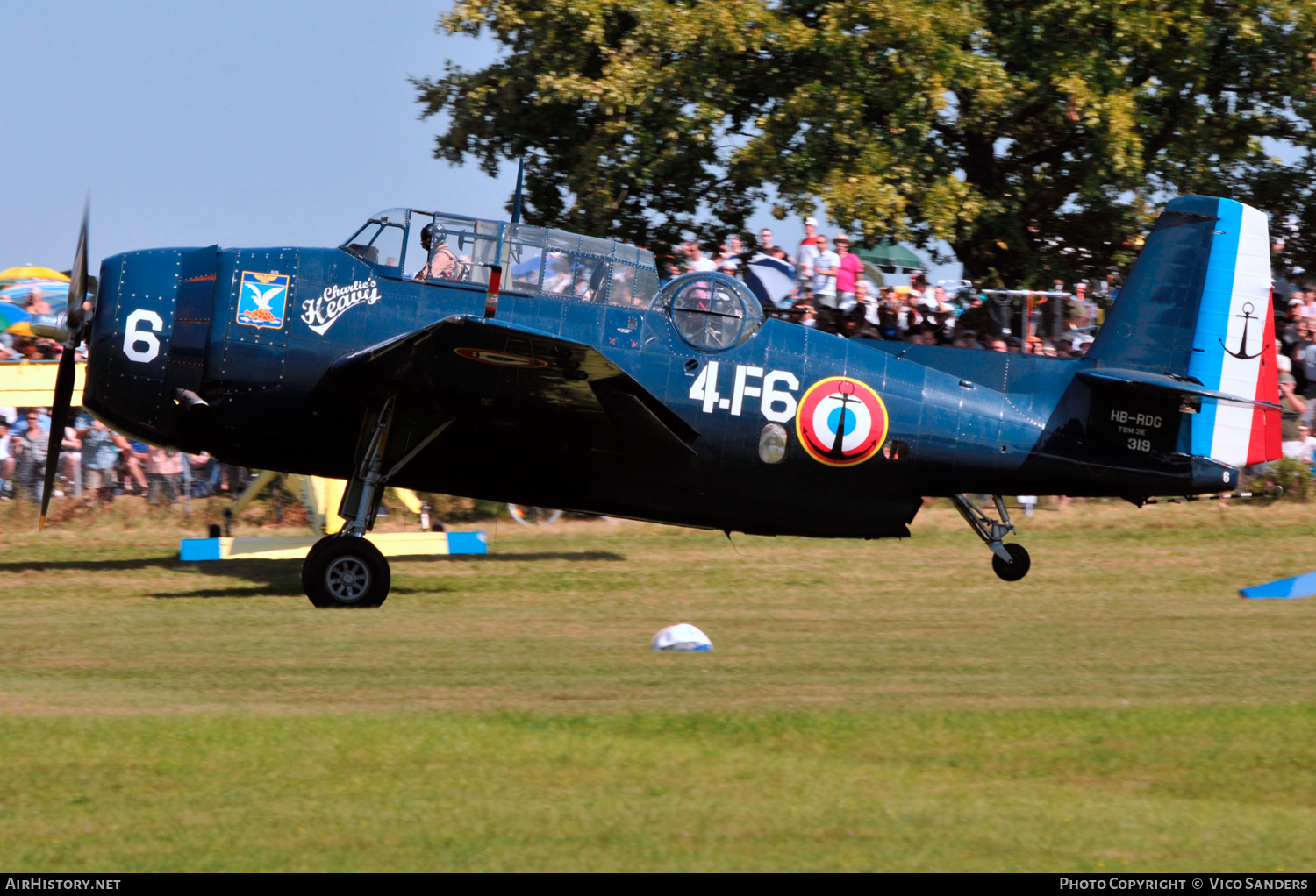 Aircraft Photo of HB-RDG / 319 | General Motors TBM-3E Avenger | France - Navy | AirHistory.net #709635