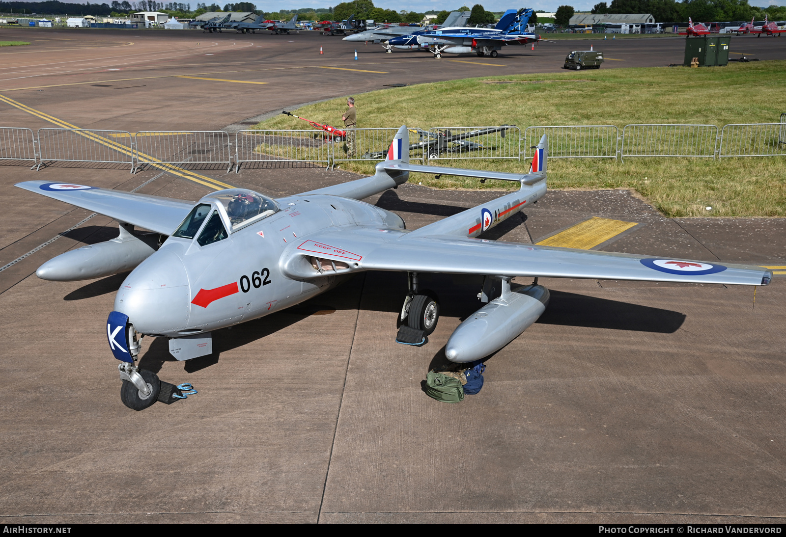 Aircraft Photo of LN-DHY | De Havilland D.H. 100 Vampire FB52 | Canada - Air Force | AirHistory.net #709654