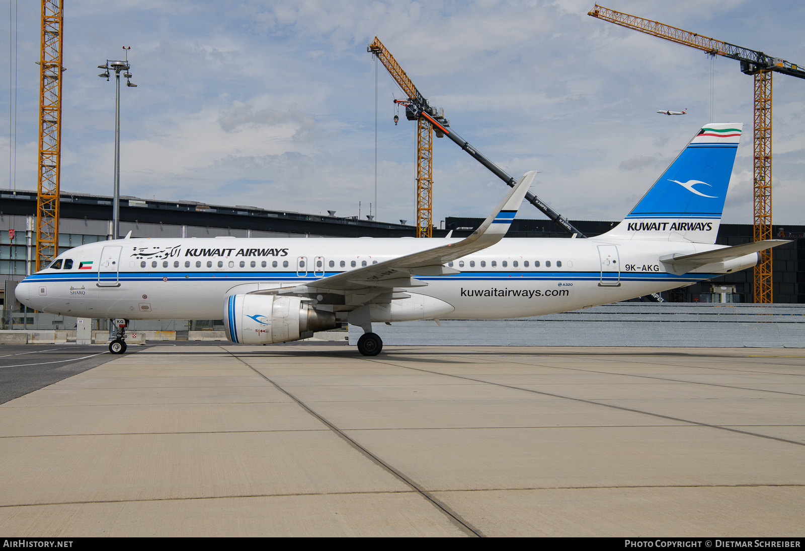 Aircraft Photo of 9K-AKG | Airbus A320-214 | Kuwait Airways | AirHistory.net #709655
