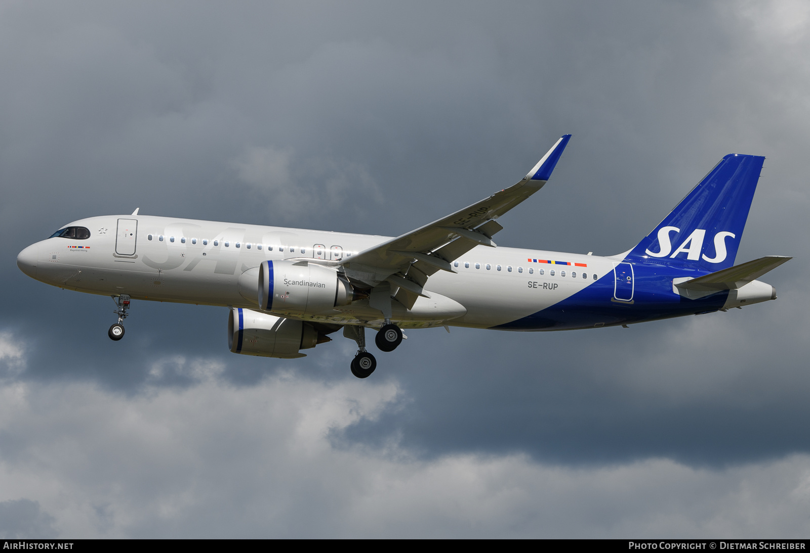 Aircraft Photo of SE-RUP | Airbus A320-251N | Scandinavian Airlines - SAS | AirHistory.net #709672