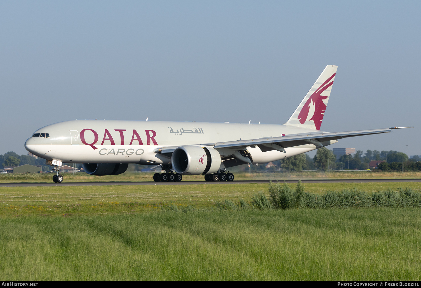 Aircraft Photo of A7-BFS | Boeing 777-F | Qatar Airways Cargo | AirHistory.net #709675