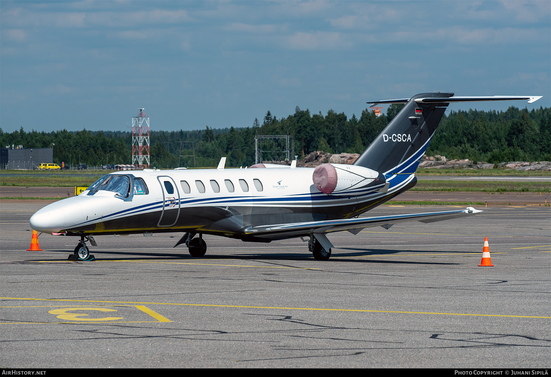 Aircraft Photo of D-CSCA | Cessna 525B CitationJet CJ3 | Silver Cloud Air | AirHistory.net #709687