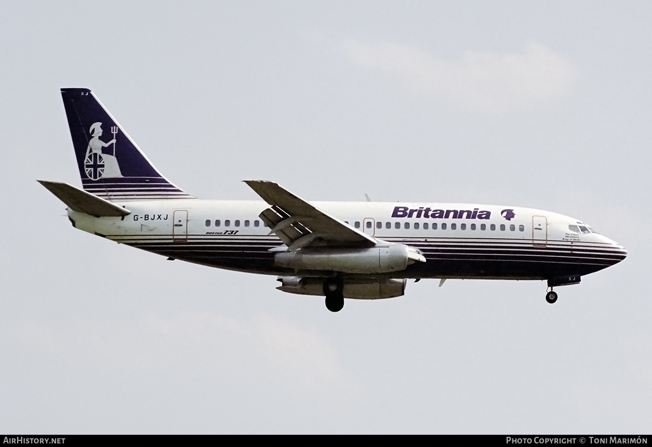 Aircraft Photo of G-BJXJ | Boeing 737-219/Adv | Britannia Airways | AirHistory.net #709716