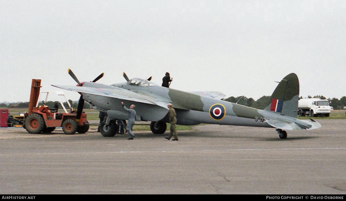 Aircraft Photo of G-MOSI | De Havilland D.H. 98 Mosquito TT35 | UK - Air Force | AirHistory.net #709776
