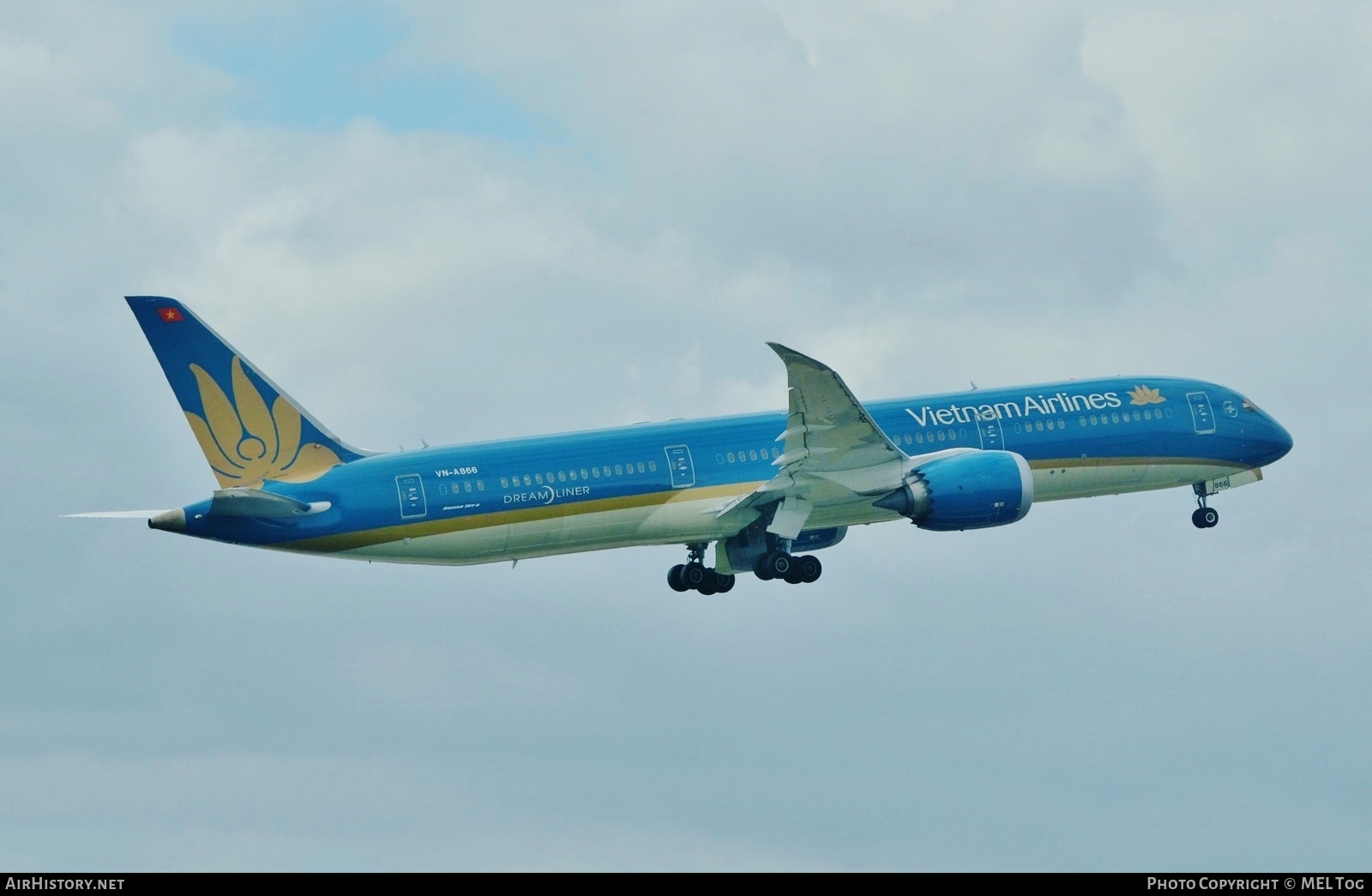 Aircraft Photo of VN-A866 | Boeing 787-9 Dreamliner | Vietnam Airlines | AirHistory.net #709810