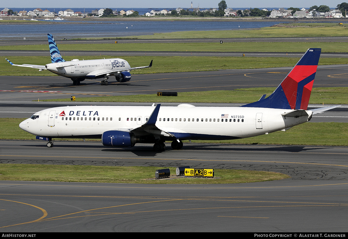 Aircraft Photo of N3735D | Boeing 737-832 | Delta Air Lines | AirHistory.net #709828