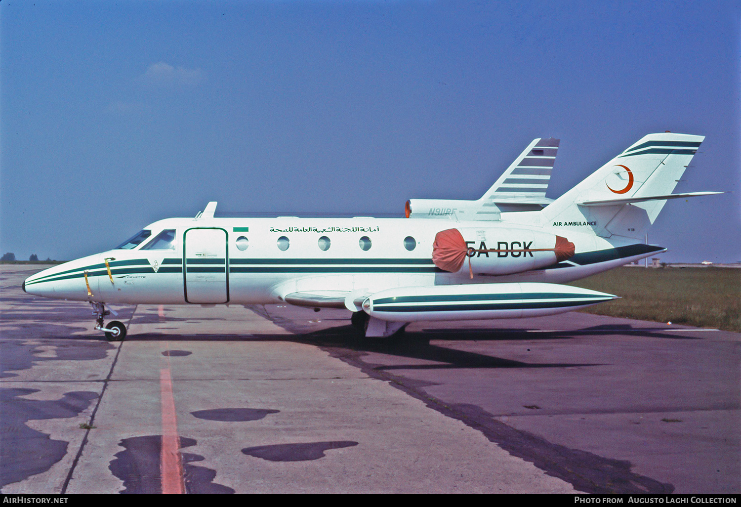 Aircraft Photo of 5A-DCK | Aerospatiale SN-601 Corvette 100 | Libyan Air Ambulance | AirHistory.net #709834
