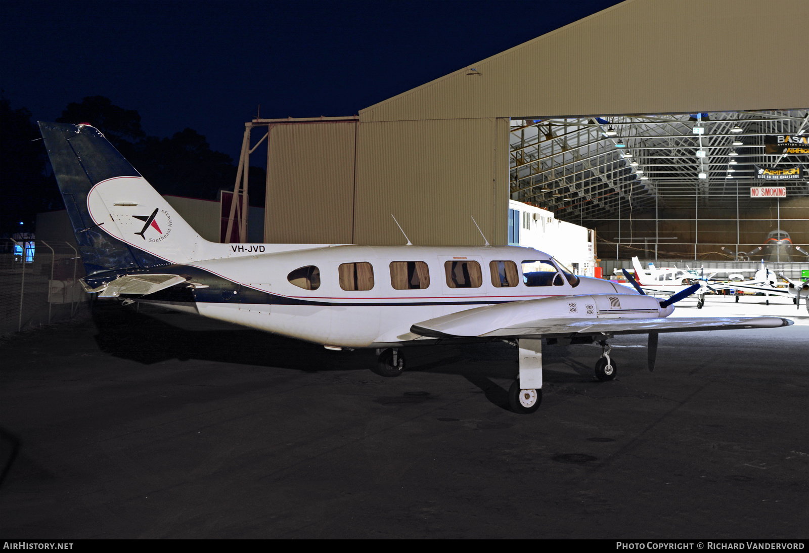 Aircraft Photo of VH-JVD | Piper PA-31-350 Navajo Chieftain | Southeast Airways | AirHistory.net #709852