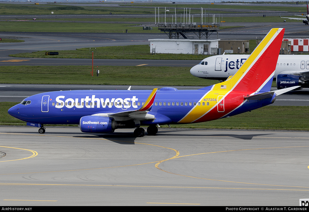 Aircraft Photo of N7730A | Boeing 737-7BD | Southwest Airlines | AirHistory.net #709856