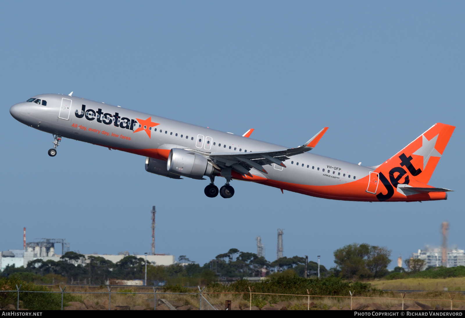 Aircraft Photo of VH-OFP | Airbus A321-251NX | Jetstar Airways | AirHistory.net #709871