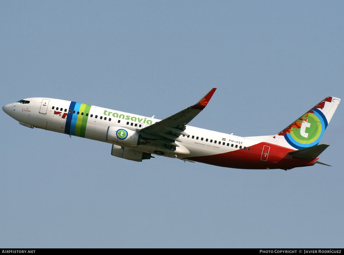 Aircraft Photo of PH-HSY | Boeing 737-86N | Transavia | AirHistory.net #709891
