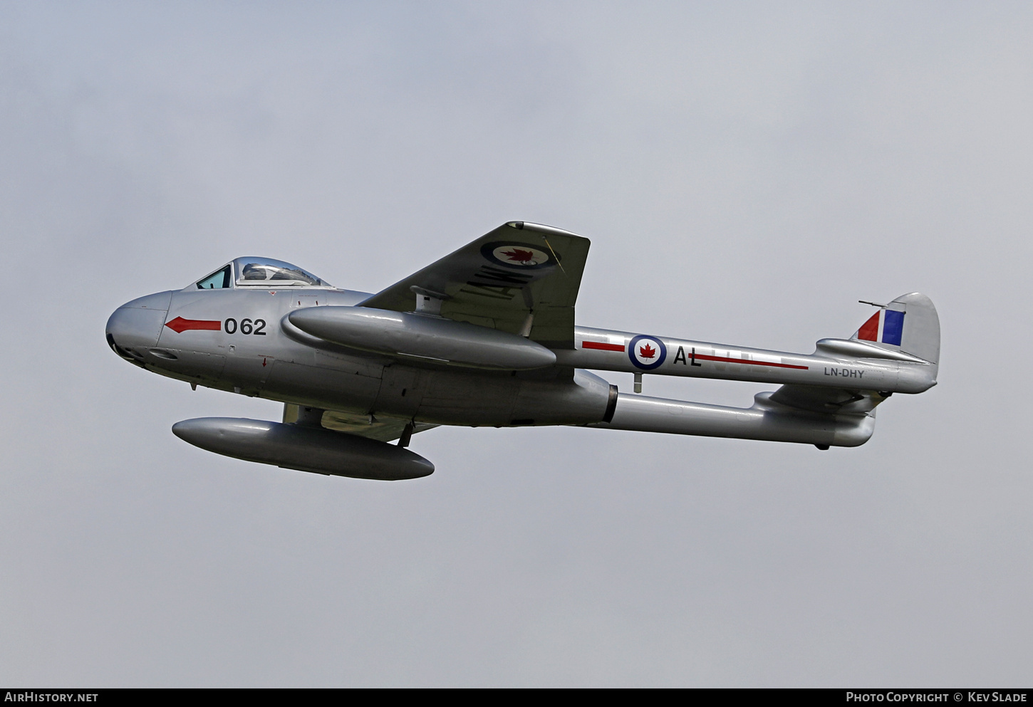 Aircraft Photo of LN-DHY | De Havilland D.H. 100 Vampire FB52 | Canada - Air Force | AirHistory.net #709916