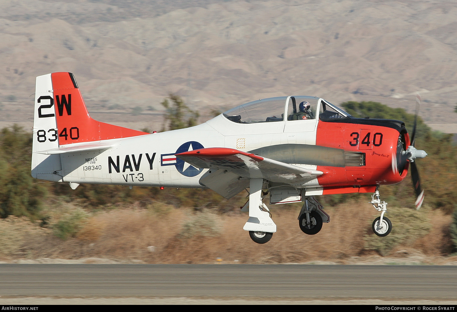 Aircraft Photo of N6255 / 138340 | North American T-28B Trojan | USA - Navy | AirHistory.net #709967