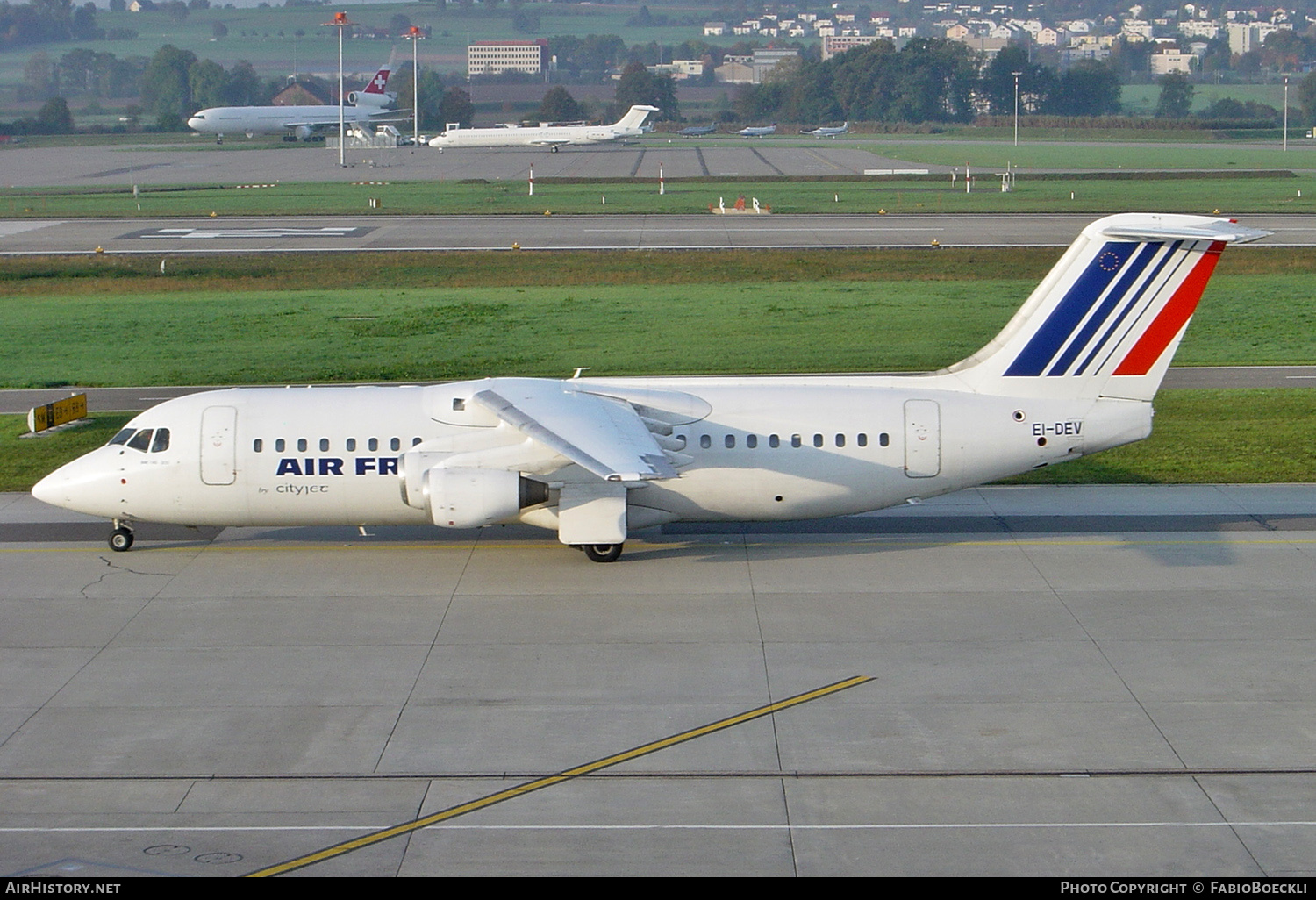 Aircraft Photo of EI-DEV | British Aerospace BAe-146-200 | Air France | AirHistory.net #709973