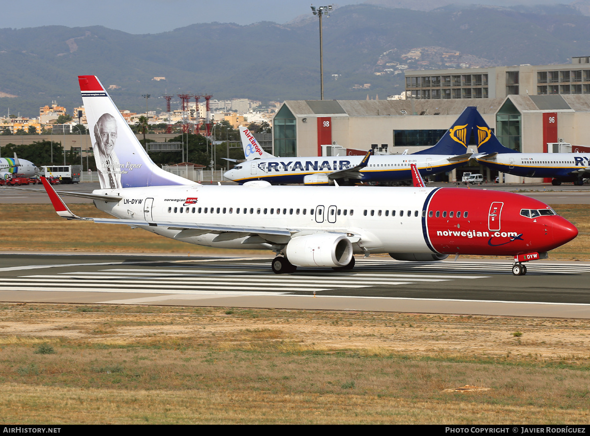 Aircraft Photo of LN-DYW | Boeing 737-8JP | Norwegian | AirHistory.net #709983