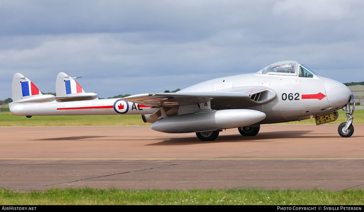 Aircraft Photo of LN-DHY | De Havilland D.H. 100 Vampire F3 | Canada - Air Force | AirHistory.net #710000