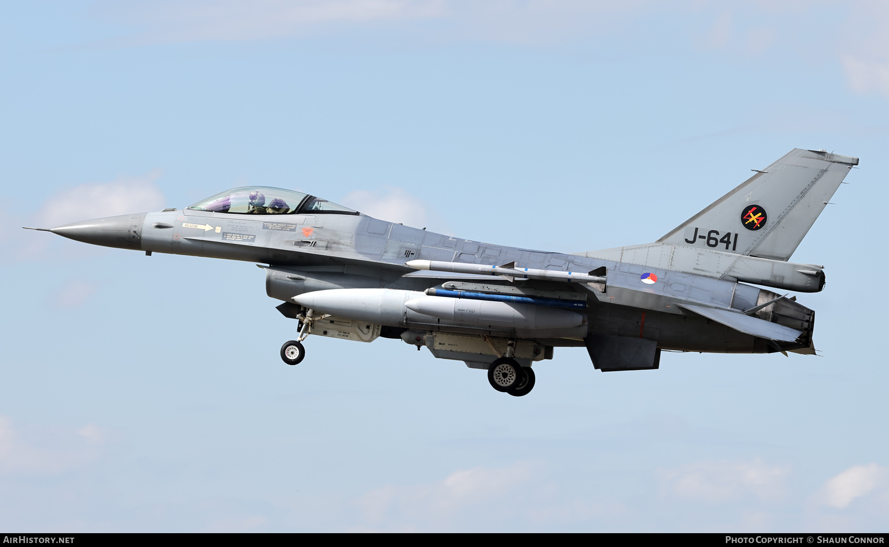Aircraft Photo of J-641 | General Dynamics F-16AM Fighting Falcon | Netherlands - Air Force | AirHistory.net #710003