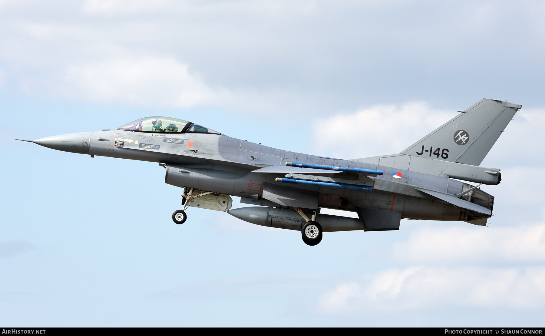 Aircraft Photo of J-146 | General Dynamics F-16AM Fighting Falcon | Netherlands - Air Force | AirHistory.net #710009