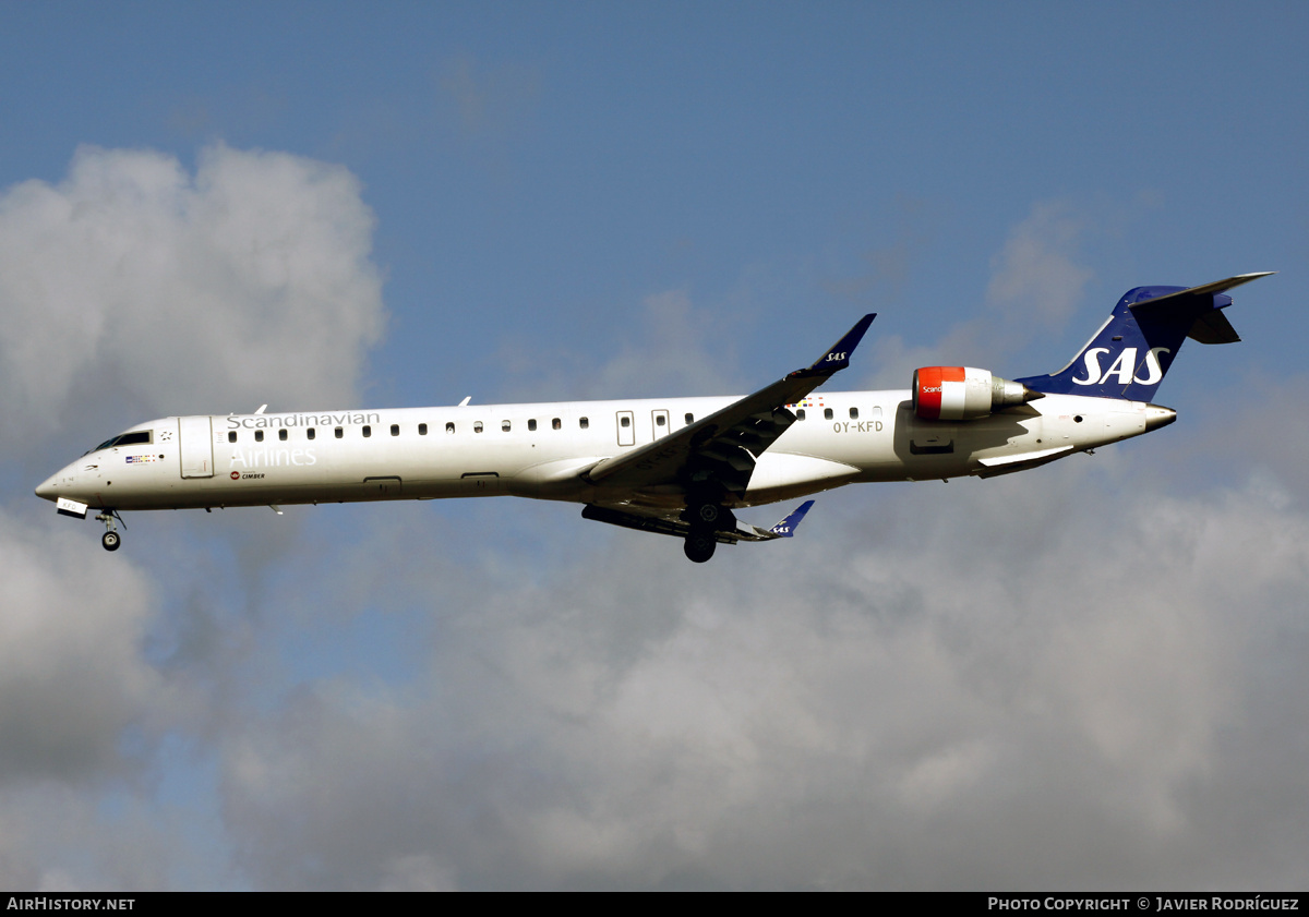 Aircraft Photo of OY-KFD | Bombardier CRJ-900LR (CL-600-2D24) | Scandinavian Airlines - SAS | AirHistory.net #710025
