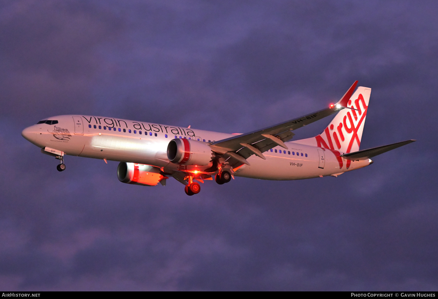 Aircraft Photo of VH-8IF | Boeing 737-8 Max 8 | Virgin Australia Airlines | AirHistory.net #710085