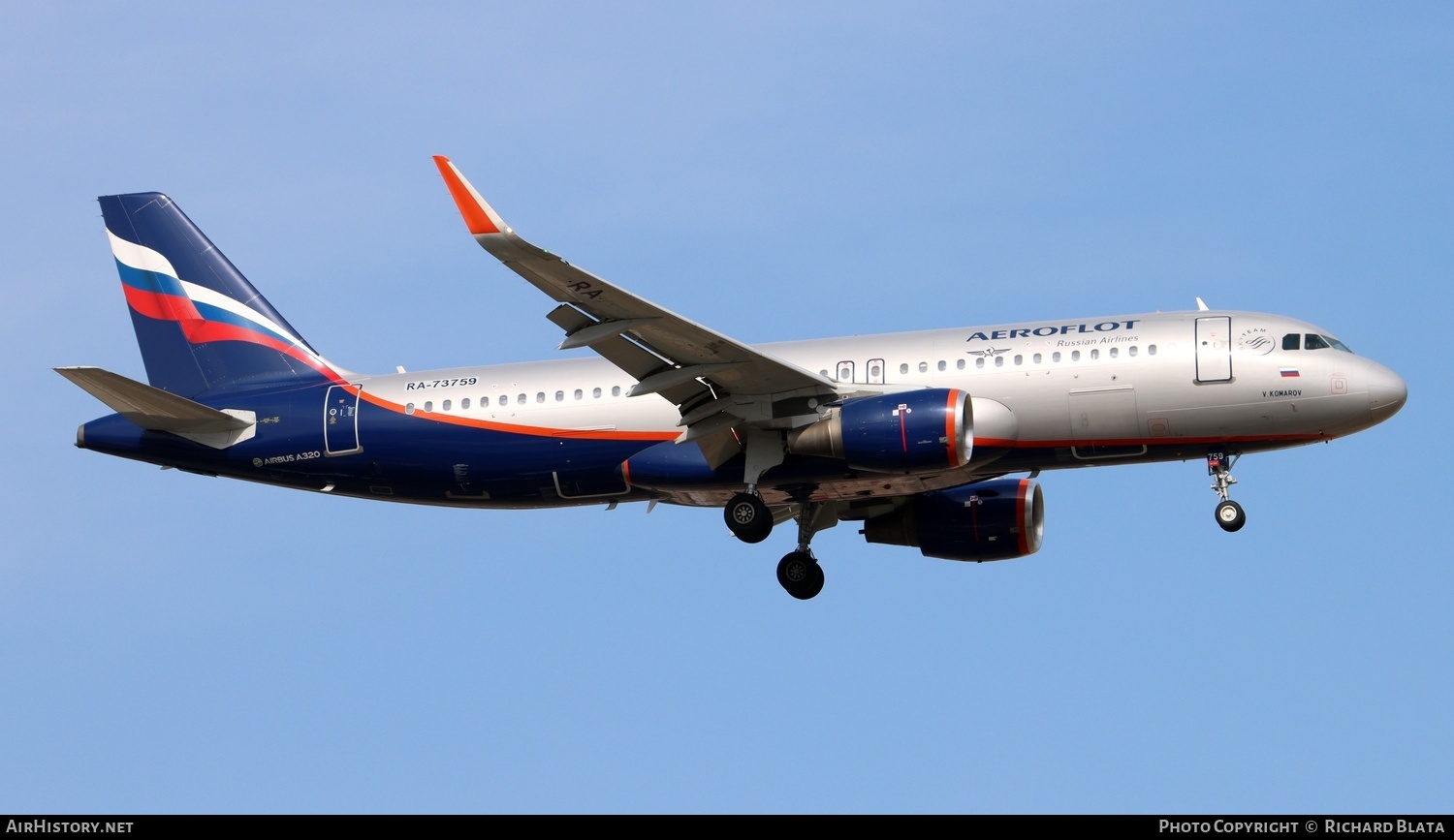 Aircraft Photo of RA-73759 | Airbus A320-214 | Aeroflot - Russian Airlines | AirHistory.net #710088