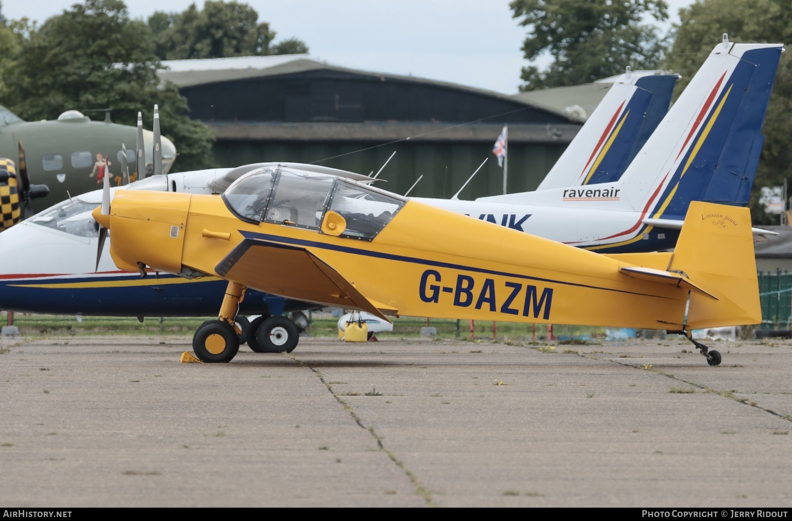 Aircraft Photo of G-BAZM | Jodel D-11 | AirHistory.net #710131