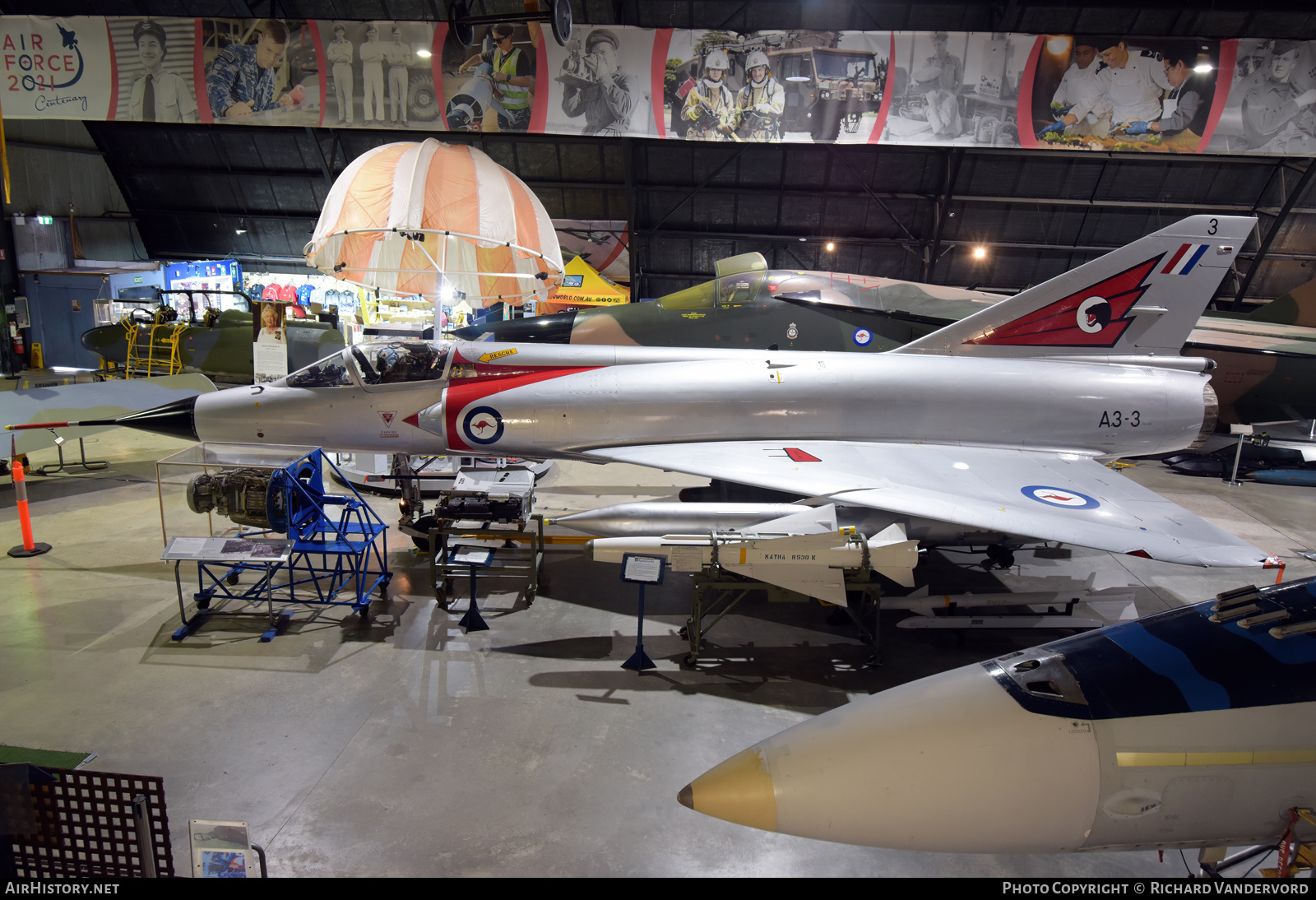 Aircraft Photo of A3-3 | Dassault Mirage IIIO(F/A) | Australia - Air Force | AirHistory.net #710146