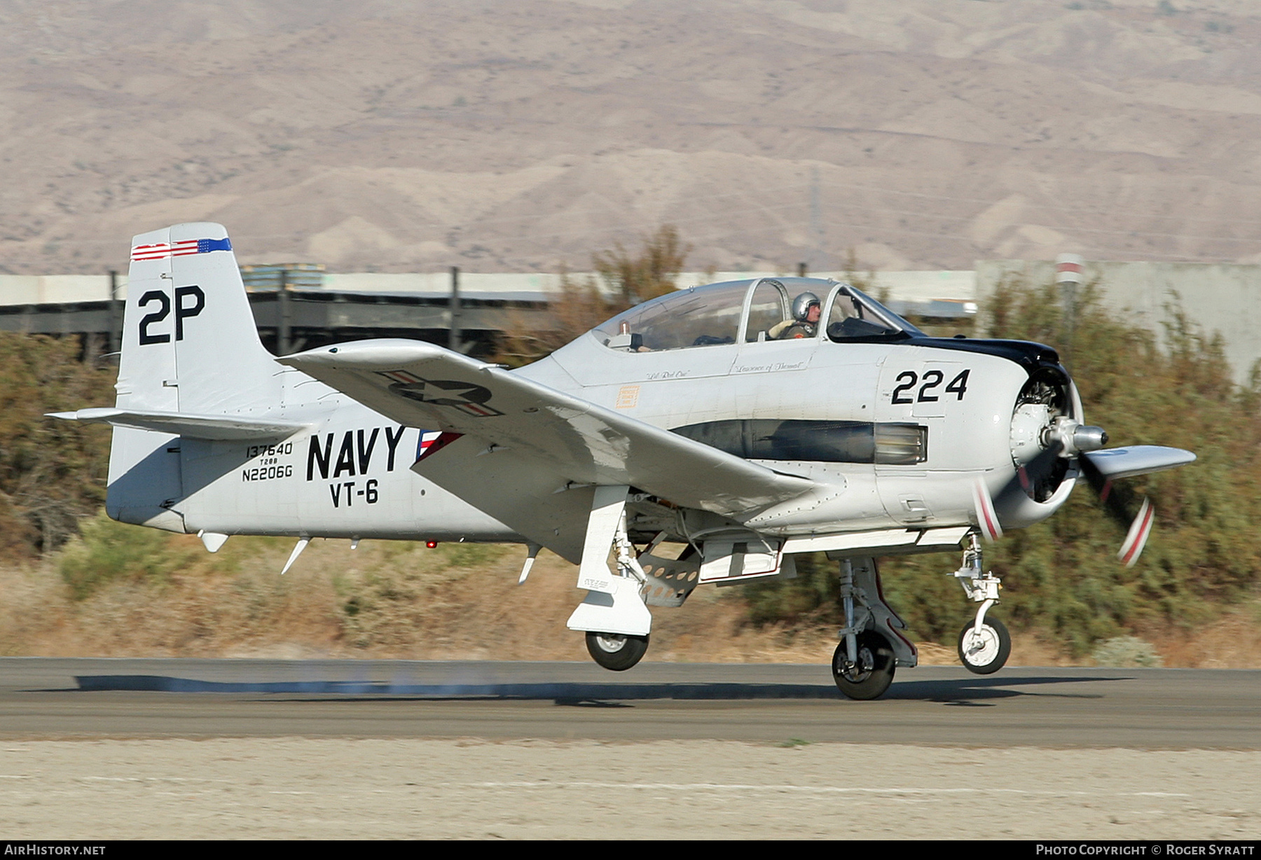 Aircraft Photo of N2206G / 137640 | North American T-28B Trojan | USA - Navy | AirHistory.net #710155
