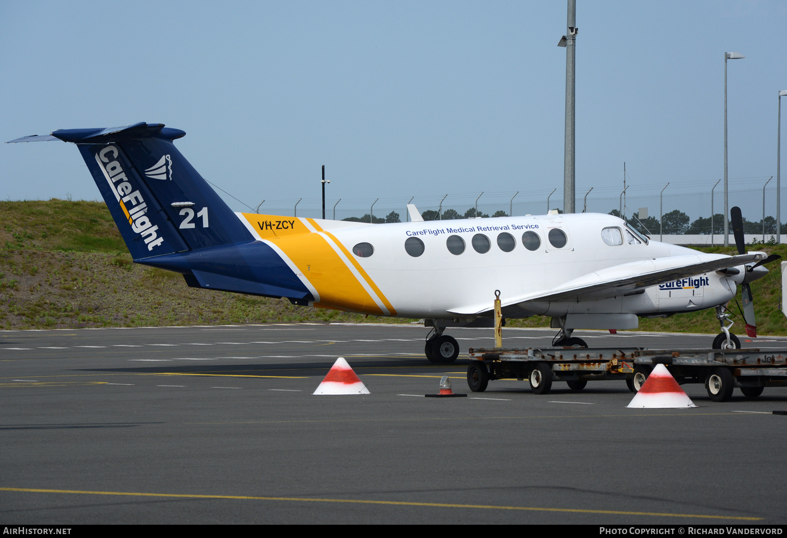 Aircraft Photo of VH-ZCY | Beech B200 Super King Air | CareFlight | AirHistory.net #710178