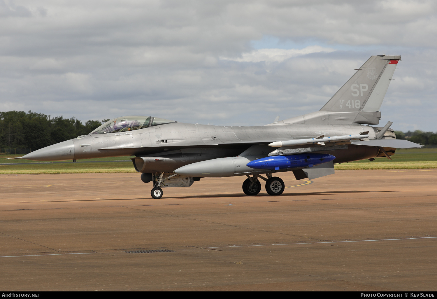 Aircraft Photo of 91-0418 / AF91-418 | Lockheed F-16CM Fighting Falcon | USA - Air Force | AirHistory.net #710214