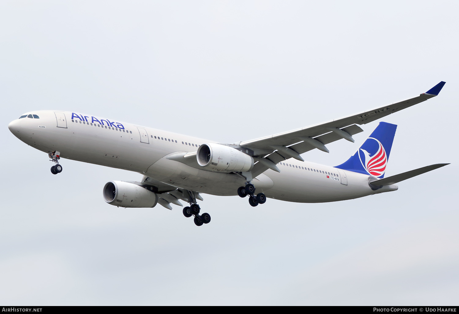 Aircraft Photo of TC-NYA | Airbus A330-343 | Air Anka | AirHistory.net #710224