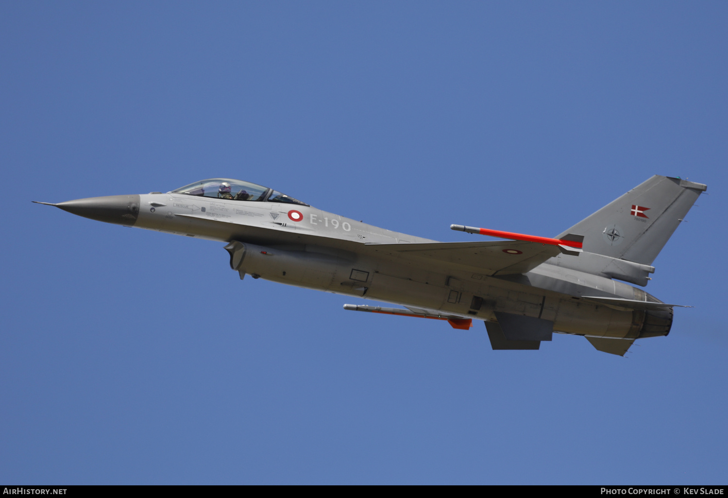 Aircraft Photo of E-190 | General Dynamics F-16AM Fighting Falcon | Denmark - Air Force | AirHistory.net #710280