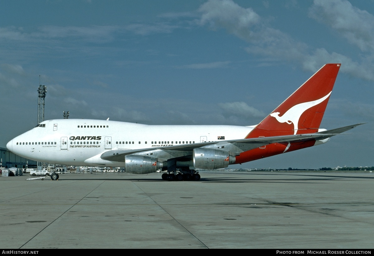 Aircraft Photo of VH-EAA | Boeing 747SP-38 | Qantas | AirHistory.net #710305
